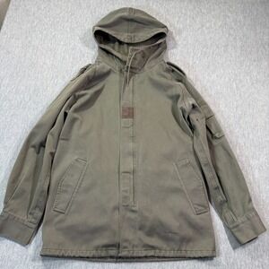 CSV 1991 Jacket Men 80C Green Military Parka Field Army Hooded Full Zip Coat